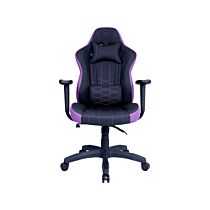 Cooler Master Caliber E1 CMI-GCE1-PR Purple/Black Perforated PU Gaming Chair by coolermaster at Rebel Tech