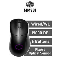  Cooler Master MM731 Optical MM-731-KKOH1 Wired/Wireless Gaming Mouse by coolermaster at Rebel Tech