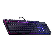 Cooler Master SK650 Cherry MX Low Profile Red SK-650-GKLR1-US Full Size Mechanical Keyboard by coolermaster at Rebel Tech