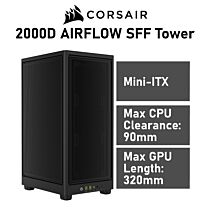 CORSAIR 2000D AIRFLOW SFF Tower CC-9011244 Computer Case by corsair at Rebel Tech