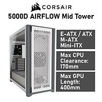 CORSAIR 5000D AIRFLOW Mid Tower CC-9011211 Computer Case by corsair at Rebel Tech