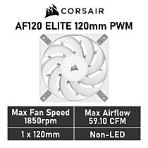 CORSAIR AF120 ELITE 120mm PWM CO-9050142 Case Fan by corsair at Rebel Tech
