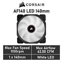 CORSAIR AF140 LED 140mm CO-9050085 Case Fan by corsair at Rebel Tech