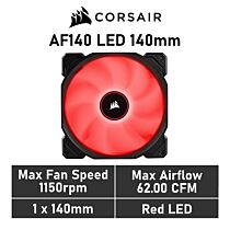 CORSAIR AF140 LED 140mm CO-9050086 Case Fan by corsair at Rebel Tech