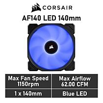 CORSAIR AF140 LED 140mm CO-9050087 Case Fan by corsair at Rebel Tech