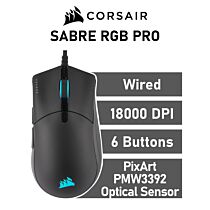 CORSAIR SABRE RGB PRO Optical CH-9303111 Wired Gaming Mouse by corsair at Rebel Tech