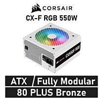CORSAIR CX-F RGB 550W 80 PLUS Bronze CP-9020225 ATX Power Supply by corsair at Rebel Tech