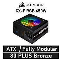CORSAIR CX-F RGB 650W 80 PLUS Bronze CP-9020217 ATX Power Supply by corsair at Rebel Tech
