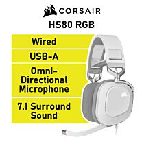CORSAIR HS80 RGB USB CA-9011238 Wired Gaming Headset by corsair at Rebel Tech