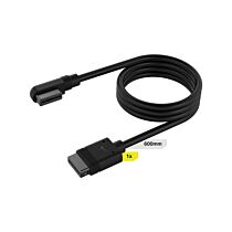 CORSAIR iCUE LINK CL-9011122 600mm Straight/Slim 90° Cable  by corsair at Rebel Tech