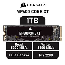 CORSAIR MP600 CORE XT 1TB PCIe Gen4x4 CSSD-F1000GBMP600CXT M.2 2280 Solid State Drive by corsair at Rebel Tech
