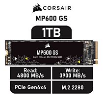 CORSAIR MP600 GS 1TB PCIe Gen4x4 CSSD-F1000GBMP600GS M.2 2280 Solid State Drive by corsair at Rebel Tech