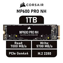 CORSAIR MP600 PRO NH 1TB PCIe Gen4x4 CSSD-F1000GBMP600PNH M.2 2280 Solid State Drive by corsair at Rebel Tech