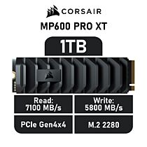 CORSAIR MP600 PRO XT 1TB PCIe Gen4x4 CSSD-F1000GBMP600PXT M.2 2280 Solid State Drive by corsair at Rebel Tech