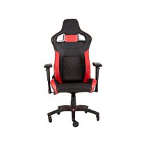 CORSAIR T1 RACE CF-9010013-WW Black/Red PU Leather Gaming Chair by corsair at Rebel Tech