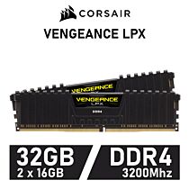 CORSAIR VENGEANCE LPX 32GB Kit DDR4-3200 CL16 1.35v CMK32GX4M2E3200C16 Desktop Memory by corsair at Rebel Tech
