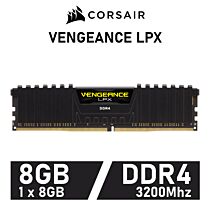 CORSAIR VENGEANCE LPX 8GB DDR4-3200 CL16 1.35v CMK8GX4M1E3200C16 Desktop Memory by corsair at Rebel Tech