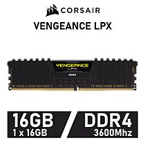 CORSAIR VENGEANCE LPX 16GB DDR4-3600 CL18 1.35v CMK16GX4M1Z3600C18 Desktop Memory by corsair at Rebel Tech