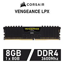 CORSAIR VENGEANCE LPX 8GB DDR4-3600 CL18 1.35v CMK8GX4M1Z3600C18 Desktop Memory by corsair at Rebel Tech