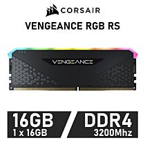 CORSAIR VENGEANCE RGB RS 16GB DDR4-3200 CL16 1.35v CMG16GX4M1E3200C16 Desktop Memory by corsair at Rebel Tech