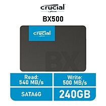 Crucial BX500 240GB SATA6G CT240BX500SSD1 2.5" Solid State Drive by crucial at Rebel Tech