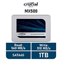 Crucial MX500 1TB SATA6G CT1000MX500SSD1 2.5" Solid State Drive by crucial at Rebel Tech