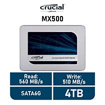 Crucial MX500 4TB SATA6G CT4000MX500SSD1 2.5" Solid State Drive by crucial at Rebel Tech