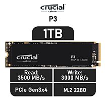Crucial P3 1TB PCIe Gen3x4 CT1000P3SSD8 M.2 2280 Solid State Drive by crucial at Rebel Tech