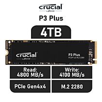 Crucial P3 Plus 4TB PCIe Gen4x4 CT4000P3PSSD8 M.2 2280 Solid State Drive by crucial at Rebel Tech