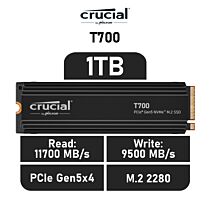 Crucial T700 1TB PCIe Gen5x4 CT1000T700SSD5 M.2 2280 Solid State Drive by crucial at Rebel Tech