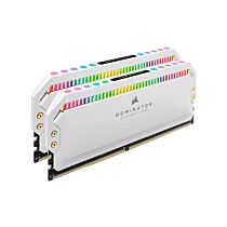 CORSAIR DOMINATOR PLATINUM RGB 16GB Kit DDR4-3200 CL16 1.35v CMT16GX4M2E3200C16W Desktop Memory by corsair at Rebel Tech