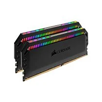 CORSAIR DOMINATOR PLATINUM RGB 16GB Kit DDR4-3200 CL16 1.35v CMT16GX4M2Z3200C16 Desktop Memory by corsair at Rebel Tech