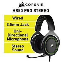 CORSAIR HS50 PRO STEREO CA-9011216 Wired Gaming Headset by corsair at Rebel Tech