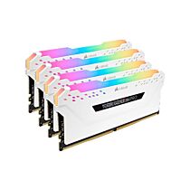 CORSAIR VENGEANCE RGB PRO 32GB Kit DDR4-3600 CL18 1.35v CMW32GX4M4C3600C18W Desktop Memory by corsair at Rebel Tech