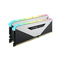 CORSAIR VENGEANCE RGB RT 16GB Kit DDR4-3200 CL16 1.35v CMN16GX4M2Z3200C16W Desktop Memory by corsair at Rebel Tech