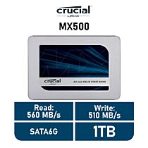 Crucial MX500 1TB SATA6G CT1000MX500SSD1 2.5" Solid State Drive by crucial at Rebel Tech