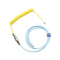 Ducky Cotton Candy Premicord DKCC-CCCNC1 Custom USB-C Cable w/ Coil by ducky at Rebel Tech