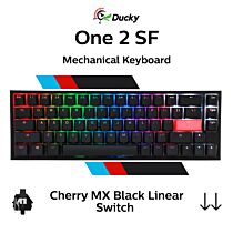 Ducky One 2 SF Cherry MX Black DKON1967ST-AUSPDAZT1 SF Size Mechanical Keyboard by ducky at Rebel Tech
