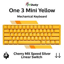 Ducky One 3 Mini Yellow Ducky Cherry MX Speed Silver DKON2161ST-PUSPDYDYYYC1 Mini Size Mechanical Keyboard by ducky at Rebel Tech