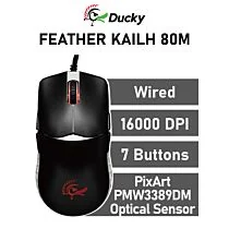 Ducky Feather Optical DMFE20O-OAZPA7A Wired Gaming Mouse by ducky at Rebel Tech