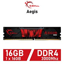 G.SKILL Aegis 16GB DDR4-3000 CL16 1.35v F4-3000C16S-16GISB Desktop Memory by gskill at Rebel Tech