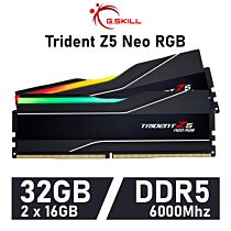 G.SKILL Trident Z5 Neo RGB 32GB Kit DDR5-6000 CL36 1.35v F5-6000J3636F16GX2-TZ5NR Desktop Memory by gskill at Rebel Tech