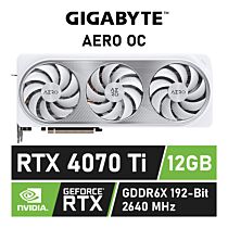 GIGABYTE GeForce RTX 4070 Ti AERO OC 12GB GDDR6X GV-N407TAERO OC-12GD Graphics Card by gigabyte at Rebel Tech