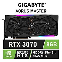 GIGABYTE AORUS GeForce RTX 3070 MASTER 8GB GDDR6 GV-N3070AORUS M-8GD Graphics Card by gigabyte at Rebel Tech