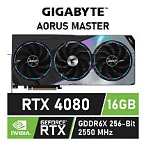 GIGABYTE AORUS GeForce RTX 4080 MASTER 16GB GDDR6X GV-N4080AORUS M-16GD Graphics Card  by gigabyte at Rebel Tech