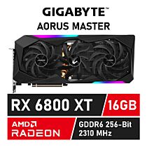 GIGABYTE AORUS Radeon RX 6800 XT MASTER 16GB GDDR6 GV-R68XTAORUS M-16GD Graphics Card by gigabyte at Rebel Tech