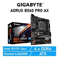 GIGABYTE B560 AORUS PRO AX LGA1200 Intel B560 ATX Intel Motherboard by gigabyte at Rebel Tech