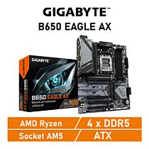 GIGABYTE B650 EAGLE AX AM5 AMD B650 ATX AMD Motherboard by gigabyte at Rebel Tech