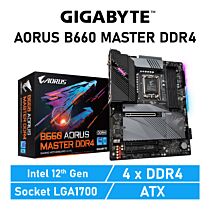 GIGABYTE B660 AORUS MASTER DDR4 LGA1700 Intel B660 ATX Intel Motherboard by gigabyte at Rebel Tech