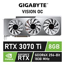 GIGABYTE GeForce RTX 3070 Ti VISION OC 8GB GDDR6X GV-N307TVISION OC-8GD Graphics Card by gigabyte at Rebel Tech